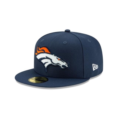 Sapca New Era Denver Broncos NFL Crystals from Swarovski 59FIFTY Fitted - Portocalii